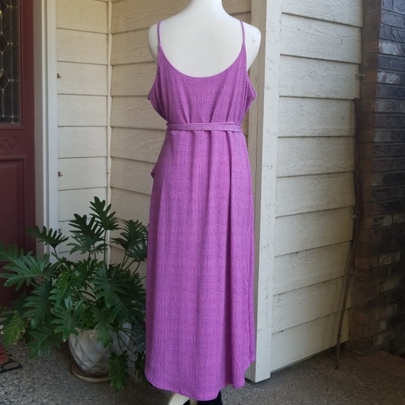 Simply Styled Orchid Stretch Wrap Midi Dress NWT - Picture 5 of 7